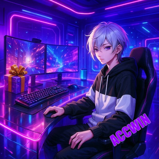 Arte promocional da ACCWIN com destaque para bônus e benefícios da plataforma