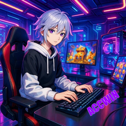 Imagem promocional da ACCWIN mostrando a plataforma e suas vantagens