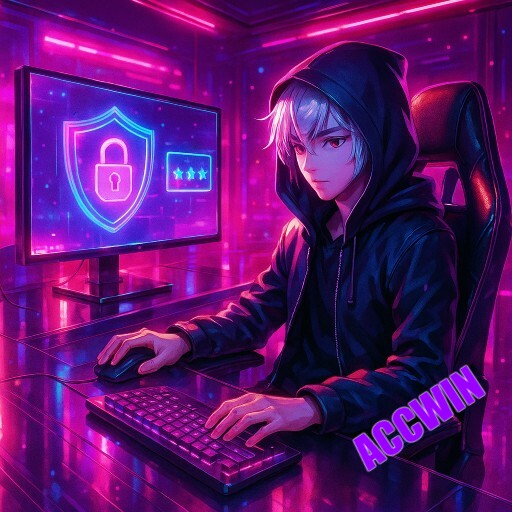 Imagem promocional do ACCWIN com destaque para login ágil e plataforma segura