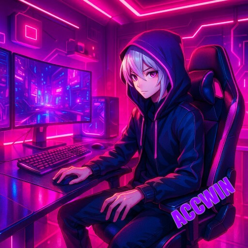 Imagem promocional do ACCWIN evidenciando segurança e constantes atualizações de jogos